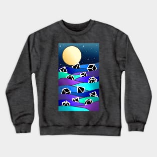 Dice in Waves - Whirlpool Crewneck Sweatshirt